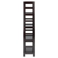 thumbnail image 3 of Winsome Leo 4-Section Narrow Open Shelf, Espresso Finish, 3 of 9