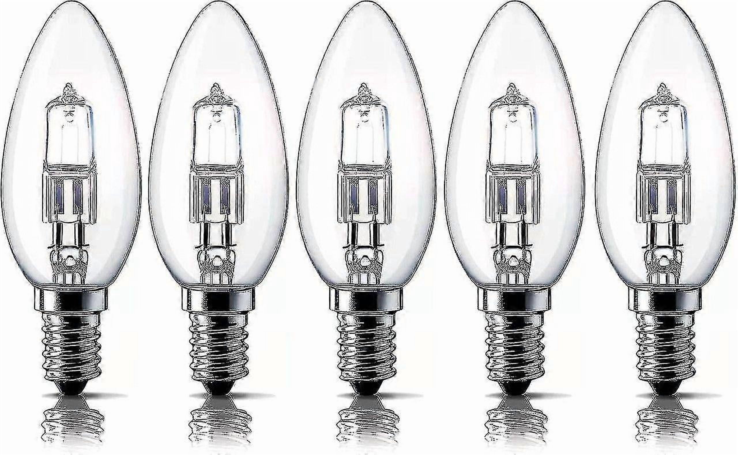E14 28w Halogen Candle Light Bulbs, Small Edison Screw Bulb (ses) 2700k ...