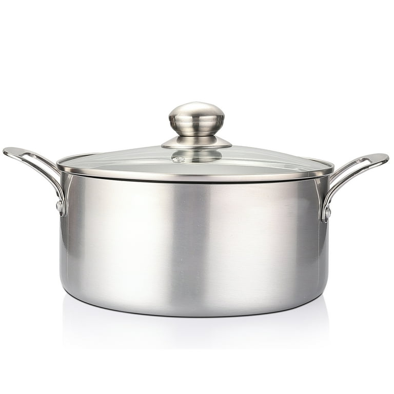 Ailwyn 5qt stock pot with lid - nonstick saucepan cooking pot