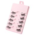 thumbnail image 1 of Pestañas postizas de visón natural, tira tenue, pestañas de ojo de gato, zorro esponjoso, pestañas de ala de ángel, extensión de maquillaje, 3 pares, 5 pares hola suerte  unisex, 1 of 2