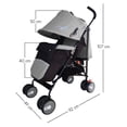 thumbnail image 5 of Carriola Plegable con Cubre-pies Aquila Gris Hasta 15 Kg, 5 of 5