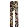 thumbnail image 5 of Fabrcox Women's Pajamas Pants Easter Cute Graphic Straight Leg Sleep Pants Women Spring Elastic Waist Holiday Womens Trouser Pants, 5 of 6