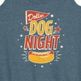thumbnail image 3 of Instant Message - Dollar Dog Night - Women's Racerback Tank Top, 3 of 6