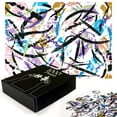 thumbnail image 2 of Ambesonne Urban Graffiti Jigsaw Puzzle Durable Cardboard, Color Splash Effect, 1000 pcs, Multicolor, 2 of 5