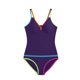 thumbnail image 5 of Conjunto de Bikini de Cintura Alta para Mujeres Vendaje sin Espalda Sólido de Dos Piezas de Traje de Baño, Almohadillas Extraíbles de Nylon Ropa de Playa, 5 of 7