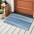 thumbnail image 4 of Rectangle Area Rugs 2 x 3 Ft, Blue Non-Slip Residential Carpet, Vintage Modern Abstract Art Ombre Indoor Crawling Mats Runner Rugs for Living Room/Dining Room/Bedroom, 4 of 8