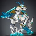 thumbnail image 3 of Juego de juguetes Building Blocks CSNRHG White Horse Dragon Samurai Mech Robot Model Knight 2 en 1 731 piezas, 3 of 7