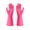 Hot Pink, variant on Heavy Duty Gloves, Thick Household Washing Gloves, 1 Pair, Grease Proof, Ergonomic, Flexible Grip, Situable for Kitchen, Laundry, Window and Garden Work
