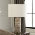 thumbnail image 4 of Uttermost Cortado Travertine Table Lamp in Brown, 4 of 16