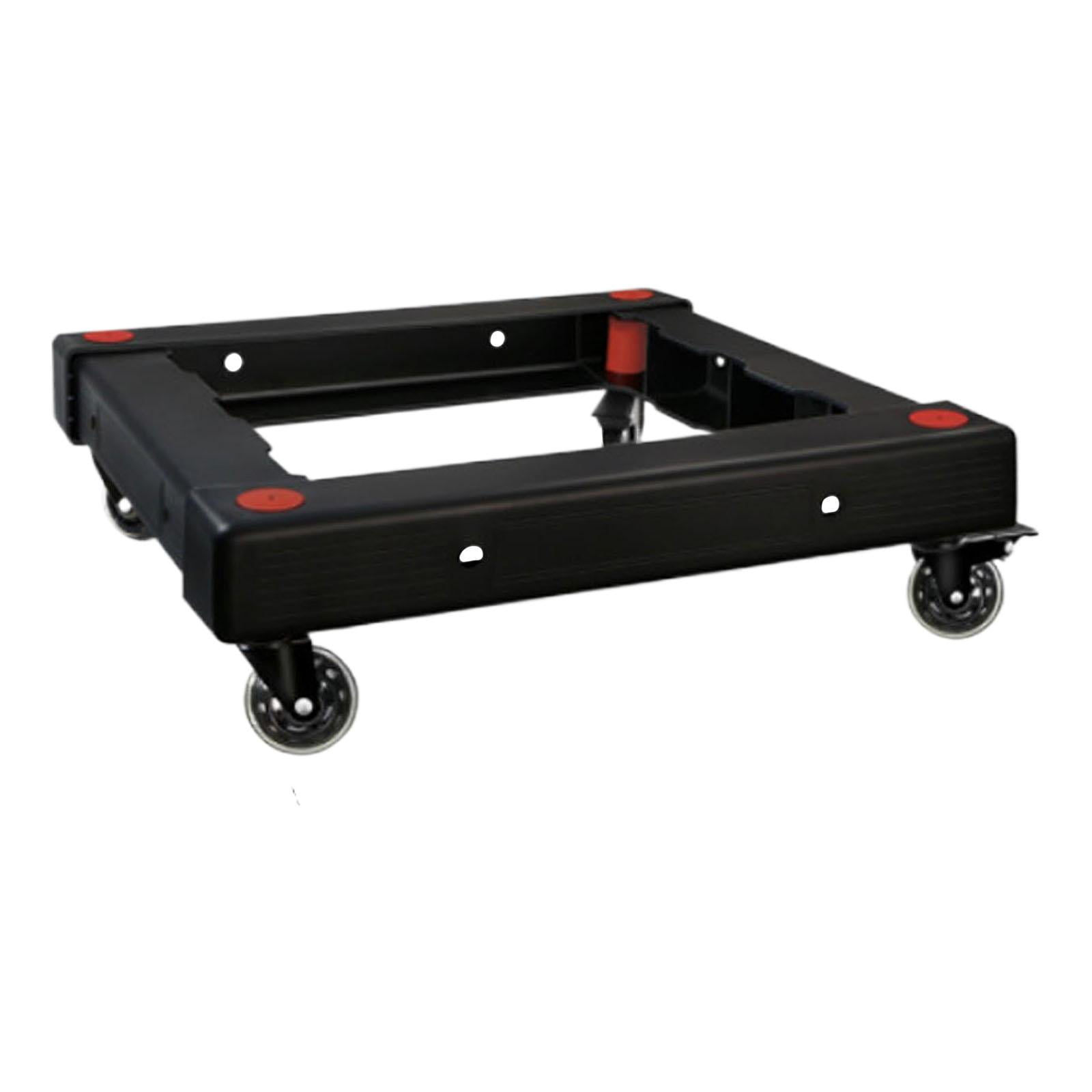 Tnarru Furniture Moving Cart Solid Moving Rollers Leg Dollies for Shop Picnic Table Black