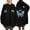 Blue-1, variant on Women's Oversized Hoodies Full Zip Up Graphic Printed Hooded Sweatshirts Crew Neck Fall Fashion Long Sleeve Tops Trendy 2025