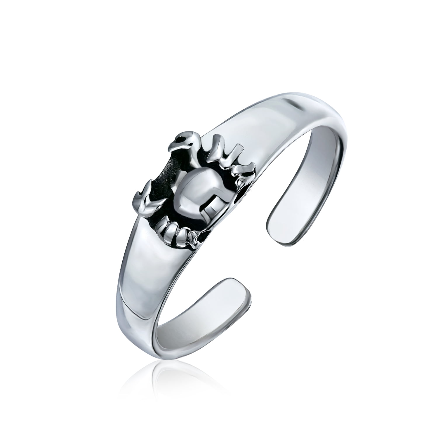 Adjustable Claddagh Toe Ring Sterling Silver 925 Jewelry Beach 