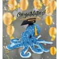 thumbnail image 2 of DolliBu Blue Octopus Graduation Plush Toy - Wild Collection Plush Graduation Stuffed Animal Dress Up with Graduation Cap Outfit - Congratulatory Graduation Gift – 16 Inches, 2 of 6