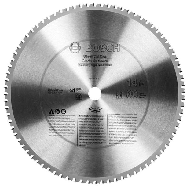 Disco de sierra circular Bosch PRO1480St 35,5 cm 80 dientes para metal