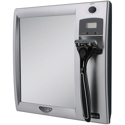 Z200 Zadro LED FogFree Shower Mirror with LCD Clock