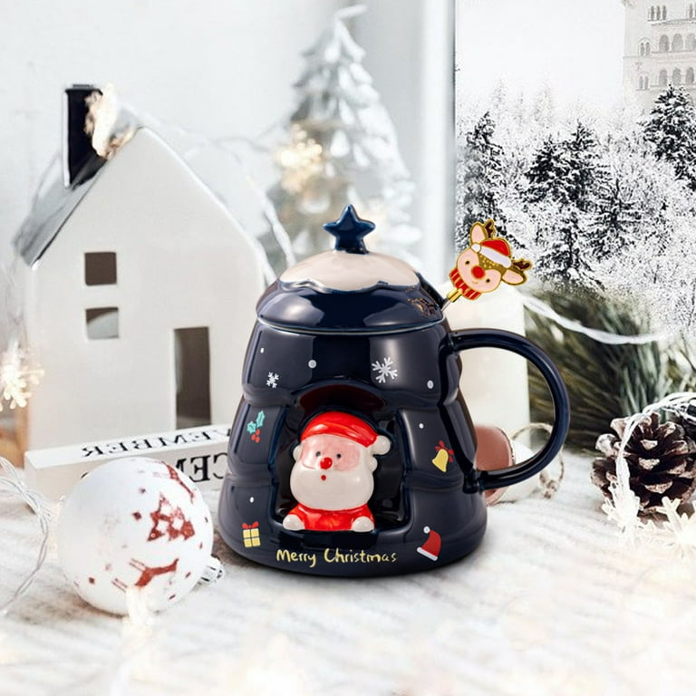 Ceramic Christmas Tree Teapot With Snowman Design – Festive Holiday Teapot For Tea, Coffee, Or Hot Chocolate, Perfect For Holiday Decor