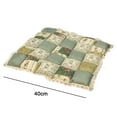 thumbnail image 2 of Cojín para silla de retales con lazos, cojín para silla con adorno de encaje antideslizante, cojín para asiento de comedor y cocina, 2 of 5