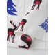 thumbnail image 4 of Pijamas navideños a juego para toda la familia: camiseta de manga larga con estampado de oso y pantalón a cuadros., 4 of 10