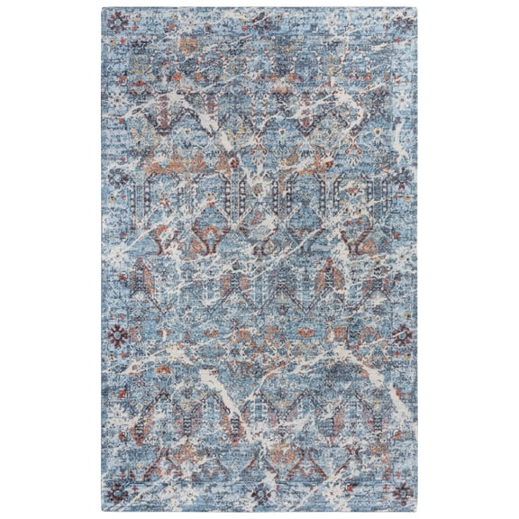 Alora Decor Infinity 10' x 13' Classical Blue/Beige/Ivory Hybrid Area Rug
