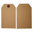 thumbnail image 4 of IFANLANDOR 100Pcs Kraft Paper Labels Brown for Labeling Bags and DIY Projects, 4 of 8