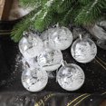 thumbnail image 6 of Hvmvliv Christmas Balls Ornaments (6pcs) Clear Hanging Balls Shatterproof Christmas Tree Decorations Wedding Party Decorations Ball Wide 6Cm For Christmas Decoration Multicolor, 6 of 9