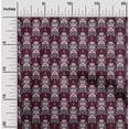 thumbnail image 1 of oneOone Tissu Viscose Georgette Damas Ikat Imprimé 1 Yard 42 Pouces de Large, 1 of 1
