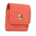 thumbnail image 4 of 3 mini estuches de viaje para joyas, bolsa para joyas con botón a presión, bolsa pequeña para joyas, caja para anillos Naranja, 4 of 8