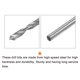 thumbnail image 4 of Uxcell 20pack Brocas Extra Largas, Broca HSS de 0.8mm con Acero de Alta Velocidad de 60mm de Longitud para Metal, Madera y Plástico, 4 of 5
