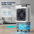 thumbnail image 4 of UrbanSync Evaporative Air Cooler, 3d Cooling, 7 Gallon Tank, 3 Speeds, 12 Hour Timer, 4 Ice Boxes, Energy-Saving, 4 of 7