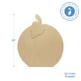 thumbnail image 2 of Wood Pumpkins to Paint, Fall Pumpkin Décor, Perfect for Thanksgiving and Halloween, Yard Decoration, 22 inch, 5 pieces, by Woodpeckers, 2 of 6