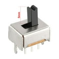 thumbnail image 3 of 100Pcs 5mm Vertical Slide Switch DPDT 2P2T 6 Terminals Panel Latching, 3 of 5