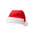thumbnail image 3 of Christmas Santa Hat  Velvet Short Plush Santa hat super soft Christmas hat Holiday Props Festival, 3 of 5