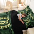 thumbnail image 5 of Catabedysis Golf Cart 7-Piece King Bedding,Cute Personalized Letter M King Bed in a Bag,Black Reversible For Boys, 5 of 7