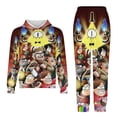 thumbnail image 2 of Gravity Falls 2 Piece Outfits Hoodie Sweatsuits Set Sweatpants Long Sleeve Sweatshirt Matching Joggers Tracksuit Sets, 2 of 7