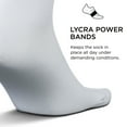 thumbnail image 2 of Feetures High Performance Ultra Light Cushion Quarter Sock - Moisture-Wicking Athletic Socks - White, M (1 Pair), 2 of 5