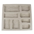 thumbnail image 1 of Veneer Stone Rubber Mold for Concrete or Plaster, Limestone Flats, 22.75x20.5, Version 5, Recycled Material, 1 of 4