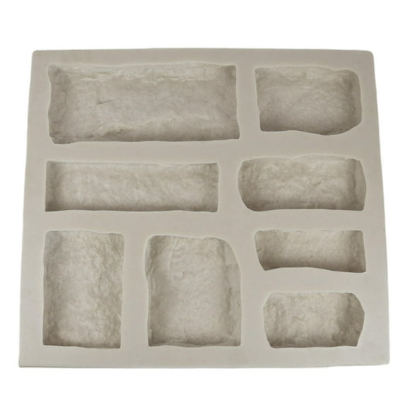Veneer Stone Rubber Mold for Concrete or Plaster, Limestone Flats, 22.75x20.5, Version 5, Recycled Material