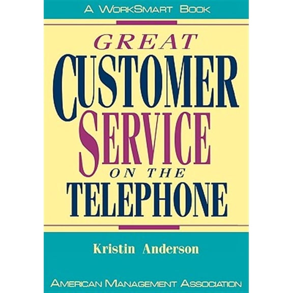 Pre-Owned Great Customer Service on the Telephone (Paperback) 081447795X 9780814477953