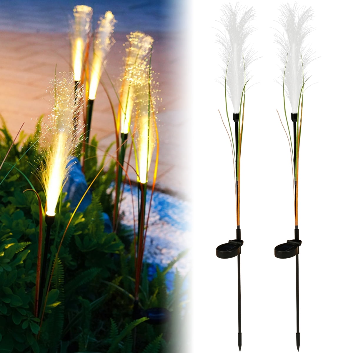 Cattail on sale solar lights