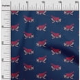 thumbnail image 1 of oneOone Organic Cotton Poplin Twill Fabric Branch & Bird Block Printed Craft Fabric BTY 42 Inch Wide, 1 of 4