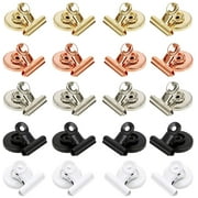 BUYGOO 20 Pack Strong Magnetic Clips, Refrigerator Magnets Clips, Whiteboard Clip, 1.2inch Wide Heavy Duty Clip Magnets
