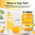 thumbnail image 2 of Damtuh Korean Honey Citron Tea – Yuzu Marmalade Fruit Spread Drink Base, 35.2 oz (1kg) Glass Jar, 2 of 7