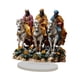 thumbnail image 3 of Adorno de mesa de 3 caballeros, figura acrílica plana 2D, colección multifuncional para fiestas, decorativa con base para centro de mesa, 3 of 8