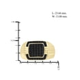 thumbnail image 4 of JewelersClub Black Diamond Rings for Men – 0.50 CTW Genuine Black Diamond Ring for Men – Hypoallergenic 14K Gold Plated Silver Ring Men – Diamond Mens Rings Statement Ring – Luxurious Gifts for Him, 4 of 4