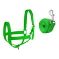 thumbnail image 4 of Cabestro de nailon para vacas, cabestro para ganado, resistente, cuerda ajustable para cabras, ovejas con cuerda guía, arnés práctico para caballos y, 4 of 9