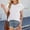 Blanc, variante sur Yanlir T-Shirt à Manches Longues Rayé Col Rond Ample Décontracté pour Femmes Vêtements d'Été 2025 Coton Léger (Bleu, P)
