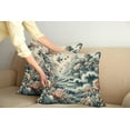 thumbnail image 2 of Ambesonne Abstract Nature Throw Pillow Cover 2 Pack, Blooming Forest, 20", Blush Dark Slate Blue, 2 of 7