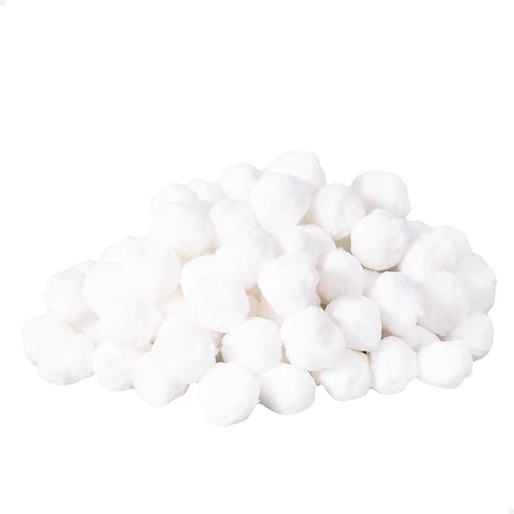 Intex Krystal Clear Fiber Ball Filtration Media, 1.1 lbs (500g), Pool Filter Balls for Sand Filter Systems, Reusable, Lightweight, Above Ground Pool Maintenance for Backyard Home (29045E)