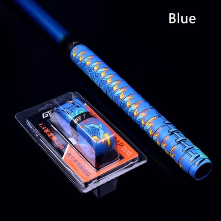 1.5m Thicken Tennis Squash Racket Windings Over Bicycle Handle For Fishing Rod Baseball Bats Sweat Absorbed Grip Tape Anti-slip Band Badminton Sweatband BLUE
