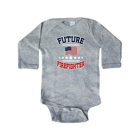 

Inktastic Future Firefighter Outfit Gift Baby Boy or Baby Girl Long Sleeve Bodysuit